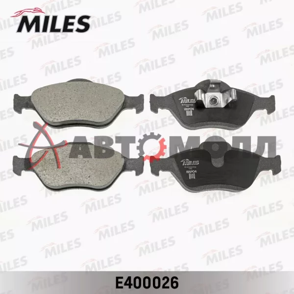 Колодки тормозные передние Miles E400026 MZ Demio DY# 02-