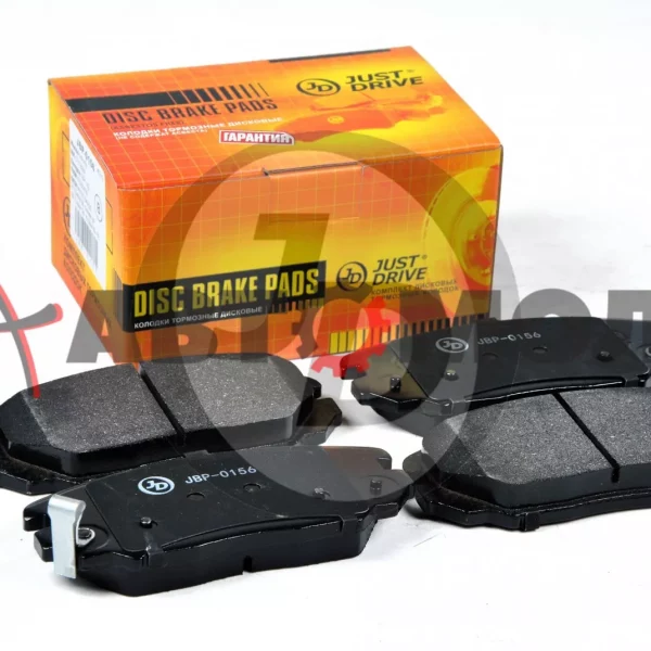 Колодки тормозные передние JustDrive JBP0156 HY NF Sonata GL 06-, Azera