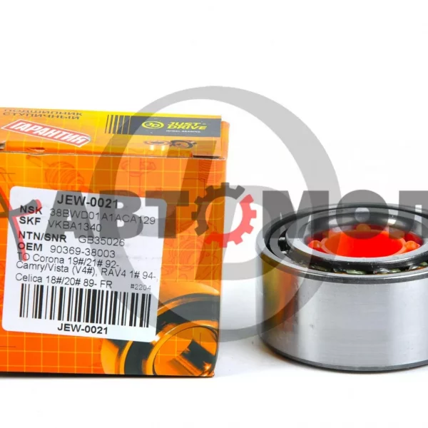 Подшипник ступицы передней JustDrive JEW0021 TO Corona 17#/19#/21# 88-,Camry 1#/2#/43 83-,RAV4 1# 94