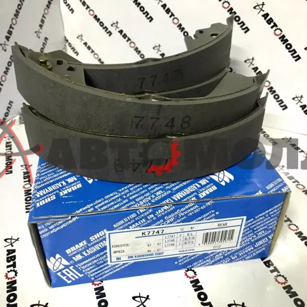 Колодки тормозные задние барабанные Kashiyama K7747 Forester SF5/9 97-02 SG5/9 01- JBS0035 DFS8584