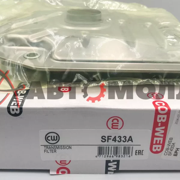 Фильтр АКПП COB-WEB SF433A Belta Passo Ractis Vitz 2SZFE 1KRFE 1NRFE
