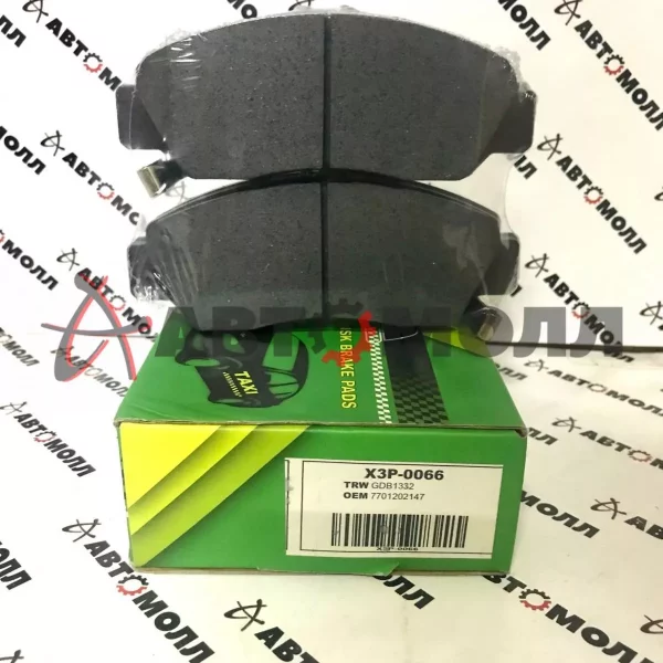 Колодки тормозные передние IXAT X3P0066 Stream RN1-5 +absolute/almas 00-,Civic FD1/2/EV1 05- D5113M
