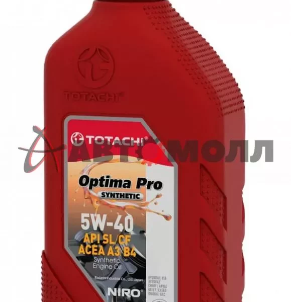 Масло моторное Totachi Niro Optima Pro 5W-40 SL/CF синтетика 1л 1C601